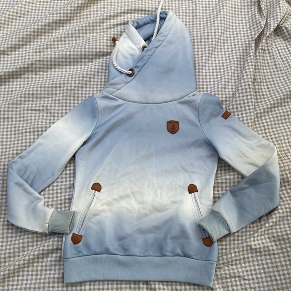 Wanakome Canada DIP DYE HOODIE blue  MIX - Picture 2 of 6